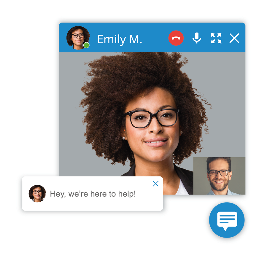 Chat ao vivo integrado ao site via 3CX